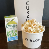 Apple & Pear Juice Box and Salted Popcorn