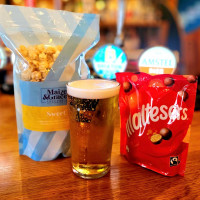 Pint and Malteasers